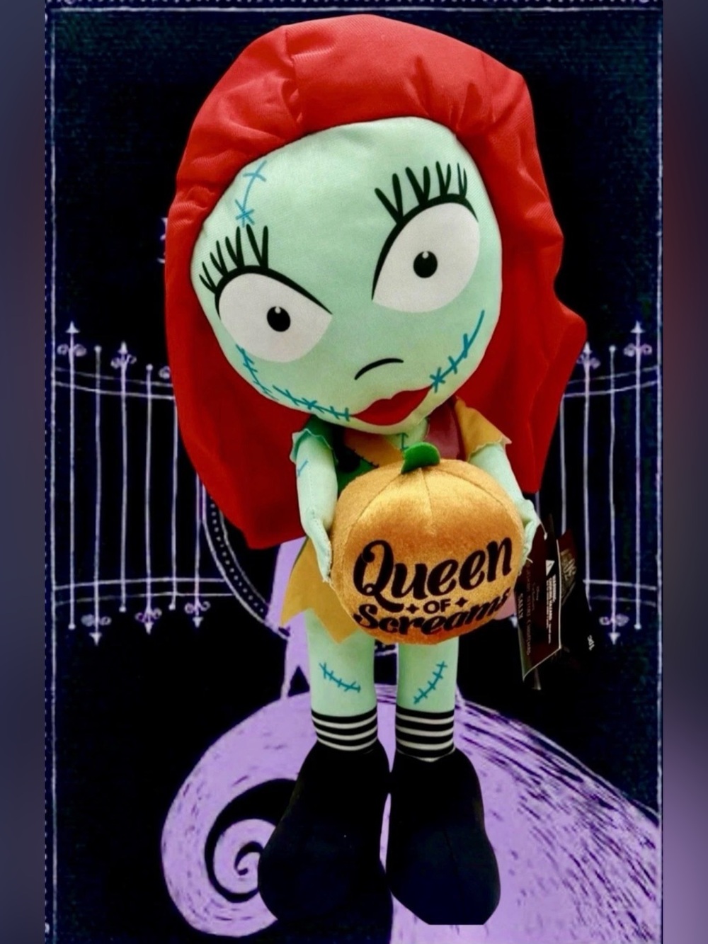 Nightmare Before Christmas Sally Queen Of Screams Door Greeter Disney 18”~NWT